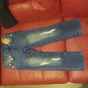 True religion straight leg girls size 6 new with tag jeans